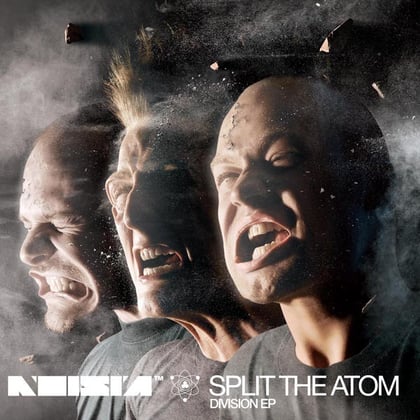 Split The Atom / Division EP album by The Upbeats & Noisia - Drum and Bass Cover Art
