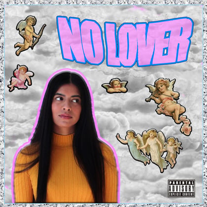 No Lover album by LMNOP & Horsepowar - Drum and Bass Cover Art
