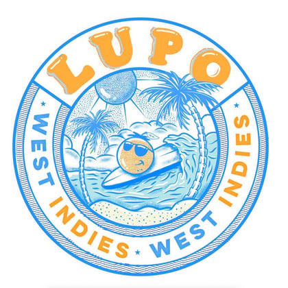 West Indies album by Lupo - Drum and Bass Cover Art