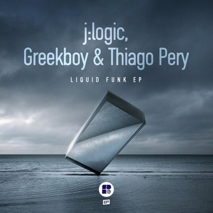 Liquid Funk album by j:logic, Greekboy & Thiago Pery - Drum and Bass Cover Art