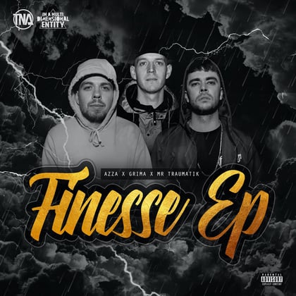 Finesse EP album by Mr Traumatik & Grima x Azza - Drum and Bass Cover Art