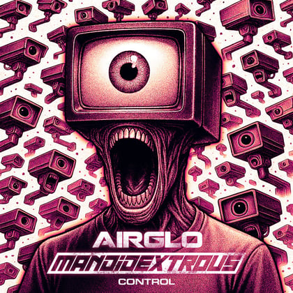CONTROL album by AIRGLO & Mandidextrous - Drum and Bass Cover Art