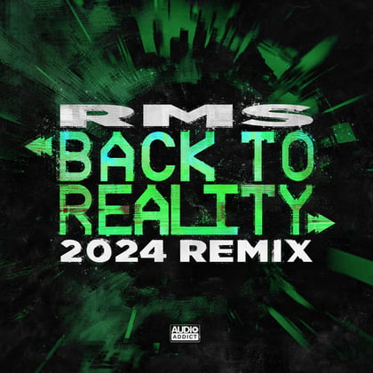 Back To Reality 2024 album by RMS - Drum and Bass Cover Art