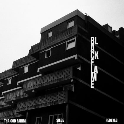 Black Flame album by Redeyes & Brijawa - Drum and Bass Cover Art