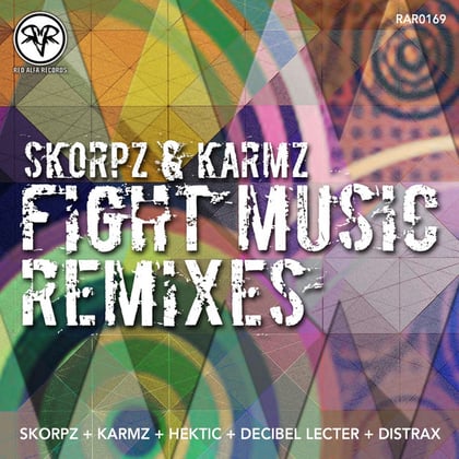 Fight Music album by Skorpz - Drum and Bass Cover Art