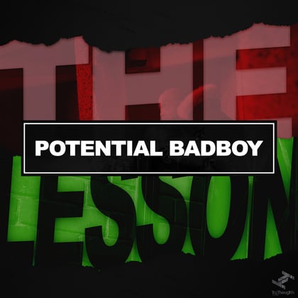 The Lesson album by Potential Badboy - Drum and Bass Cover Art