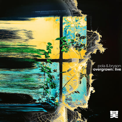 Overgrown: LIVE album by Pola & Bryson - Drum and Bass Cover Art