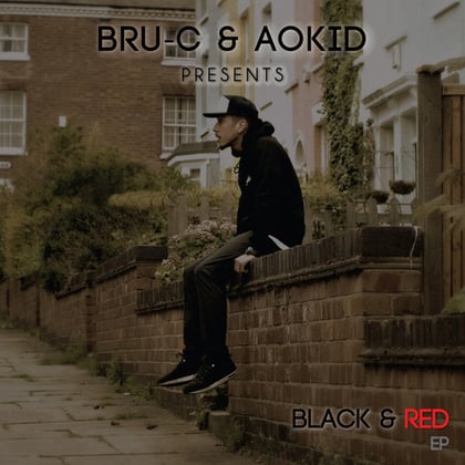 Black 'N Red album by Bru-C - Drum and Bass Cover Art