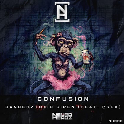 Dancer / Toxic Siren album by Prdk - Drum and Bass Cover Art