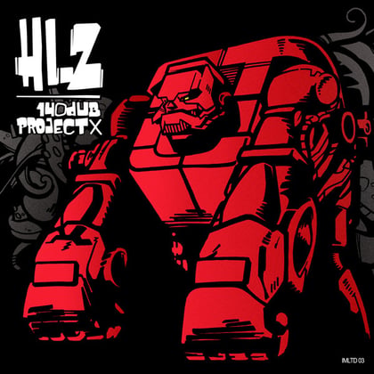 140 Dub / Project X album by HLZ - Drum and Bass Cover Art