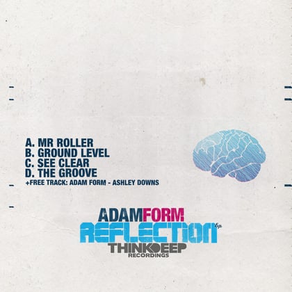 Reflection EP album by Adam Form - Drum and Bass Cover Art
