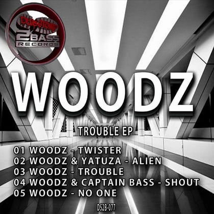 Trouble album by Captain Bass - Drum and Bass Cover Art