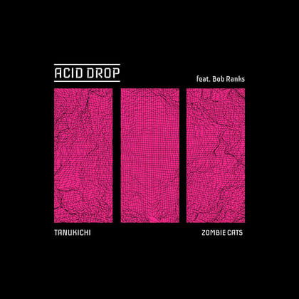 Acid Drop album by Tanukichi, Zombie Cats & Bob Ranks - Drum and Bass Cover Art