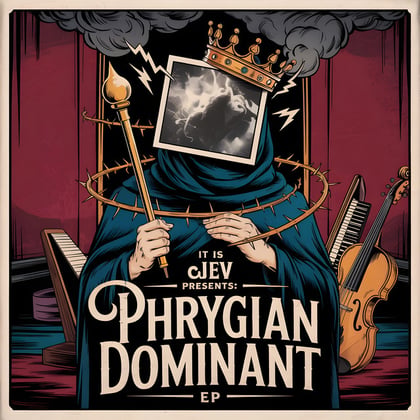 Phrygian Dominant album by it is Jev - Drum and Bass Cover Art