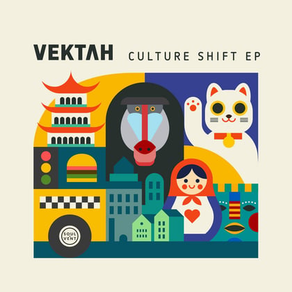 Culture Shift album by Vektah - Drum and Bass Cover Art