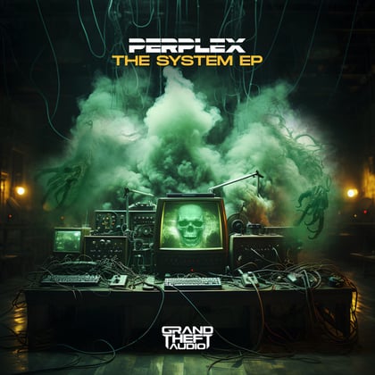 The System EP album by Perplex (DNB), Sola & RivalTechnique - Drum and Bass Cover Art