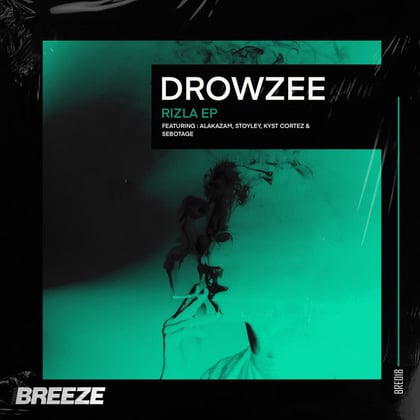 Rizla album by Drowzee - Drum and Bass Cover Art