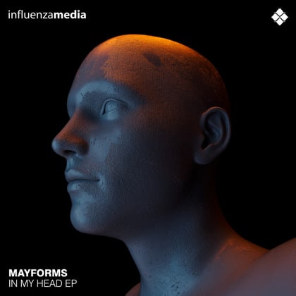 In My Head EP album by Mayforms - Drum and Bass Cover Art
