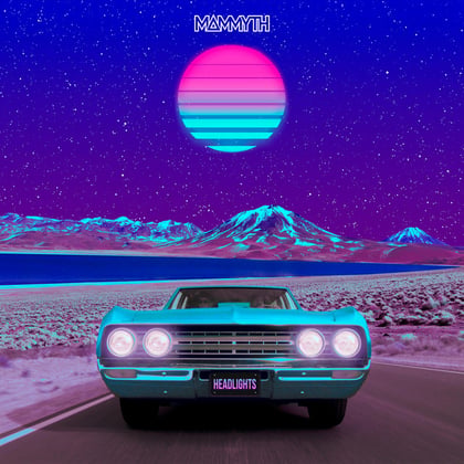 Headlights album by Mammyth - Drum and Bass Cover Art