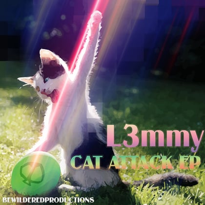 Cat Attack album by L3MMY DUBZ - Drum and Bass Cover Art