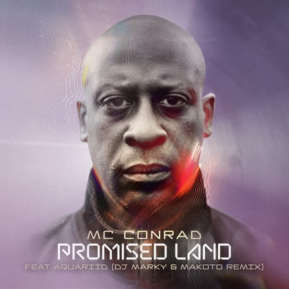 Promised Land feat Aquariid (DJ Marky & Makoto Remix) album by MC Conrad, DJ Marky & Makoto - Drum and Bass Cover Art