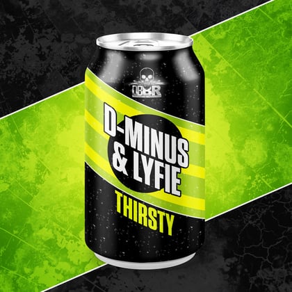 Thirsty album by D-MINUS - Drum and Bass Cover Art
