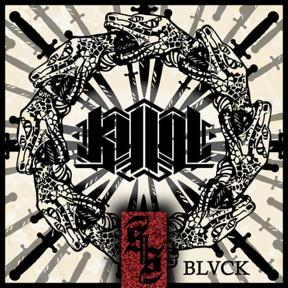 Blvck album by Killill - Drum and Bass Cover Art