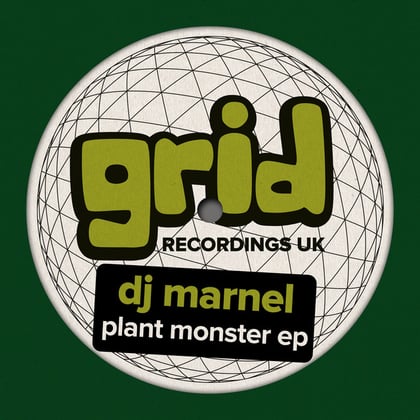 Plant Monster EP album by DJ Marnel - Drum and Bass Cover Art