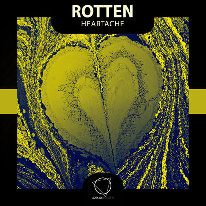 Heartache album by Rotten - Drum and Bass Cover Art