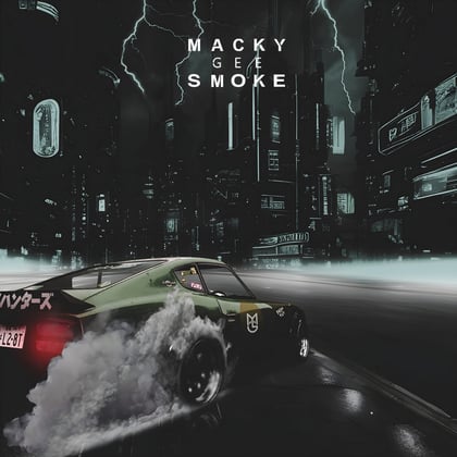 Smoke album by Macky Gee - Drum and Bass Cover Art