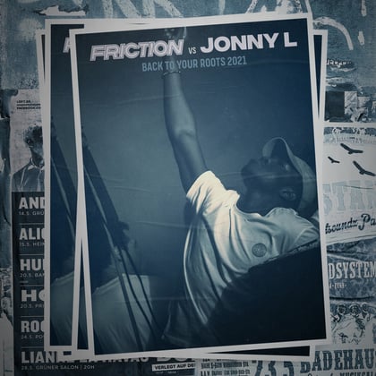 Back To Your Roots 2021 album by Friction & Jonny L - Drum and Bass Cover Art