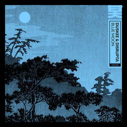 Blue Moon album by Duskee - Drum and Bass Cover Art