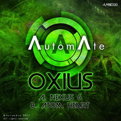 Nexus 6 / Atom Heart album by Oxius - Drum and Bass Cover Art