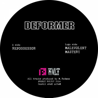 Repossessor album by Deformer - Drum and Bass Cover Art