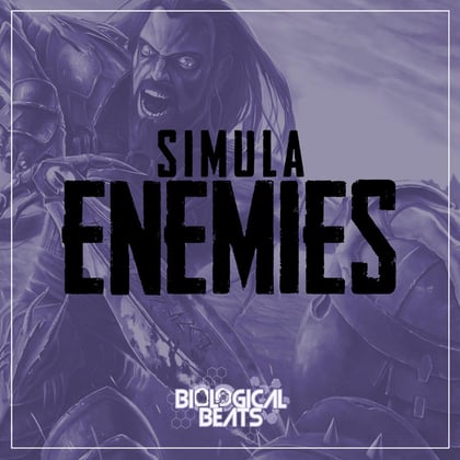 Enemies / The Moon album by Simula - Drum and Bass Cover Art