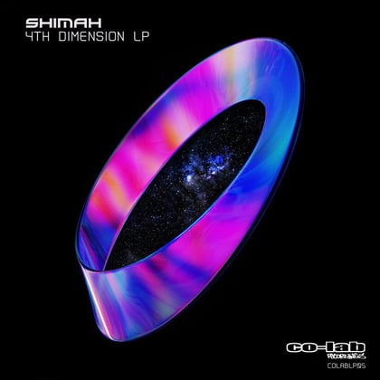 4th Dimension album by Shimah - Drum and Bass Cover Art