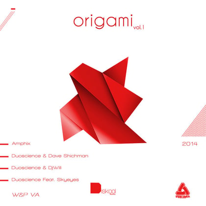 Origami EP album by Amphix, Duoscience, Dave Shichman & Dj Will - Drum and Bass Cover Art