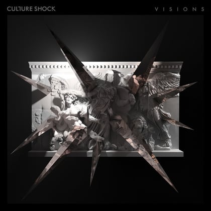 Visions album by Culture Shock - Drum and Bass Cover Art