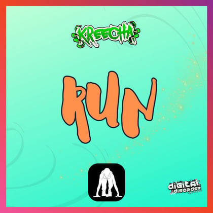 RUN album by Kreecha - Drum and Bass Cover Art