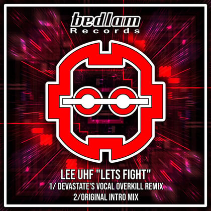 Lets Fight album by Lee UHF - Drum and Bass Cover Art