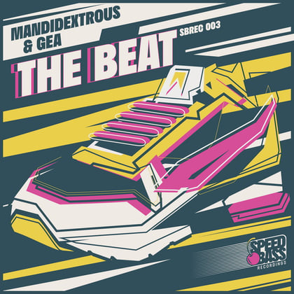 The Beat album by Mandidextrous - Drum and Bass Cover Art