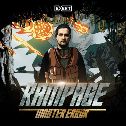 Rampage album by Master Error - Drum and Bass Cover Art