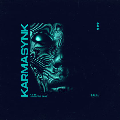 You / Electric Blue album by KarmasynK - Drum and Bass Cover Art