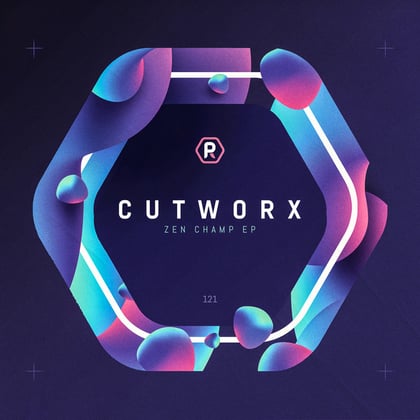 Zen Champ EP album by Cutworx & Safire - Drum and Bass Cover Art