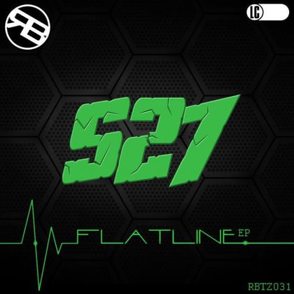 Flatline album by S27 - Drum and Bass Cover Art