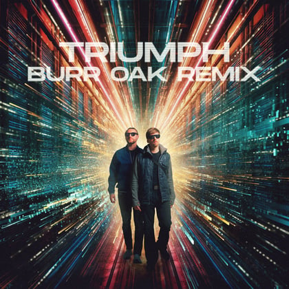 Triumph album by Neonlight & Burr Oak - Drum and Bass Cover Art