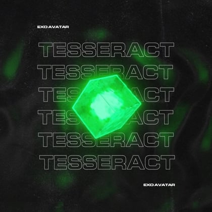 Tesseract album by Exo Avatar - Drum and Bass Cover Art