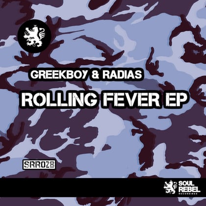 Rolling Fever EP album by Eschaton, Greekboy & Radias - Drum and Bass Cover Art