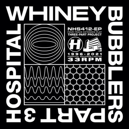 Bubblers Part Three album by Whiney - Drum and Bass Cover Art