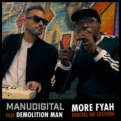More Fyah album by Demolition Man - Drum and Bass Cover Art